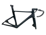 2020 Parlee RZ7 Carbon Disc Frameset Carbon Handlebars & Stem Size: Medium (55cm)