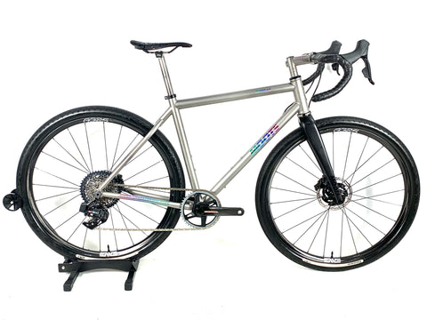 Moots Routt 45 Ti Gravel Bike SRAM Force XPLR AXS 1X12 Enve Carbon Wheels Size: 54cm