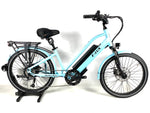 2025 Elux Malibu GT 24" Step Thru E-Bike Shimano 1x9 Speed 750w Hub Motor