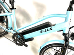 2025 Elux Malibu GT 24" Step Thru E-Bike Shimano 1x9 Speed 750w Hub Motor