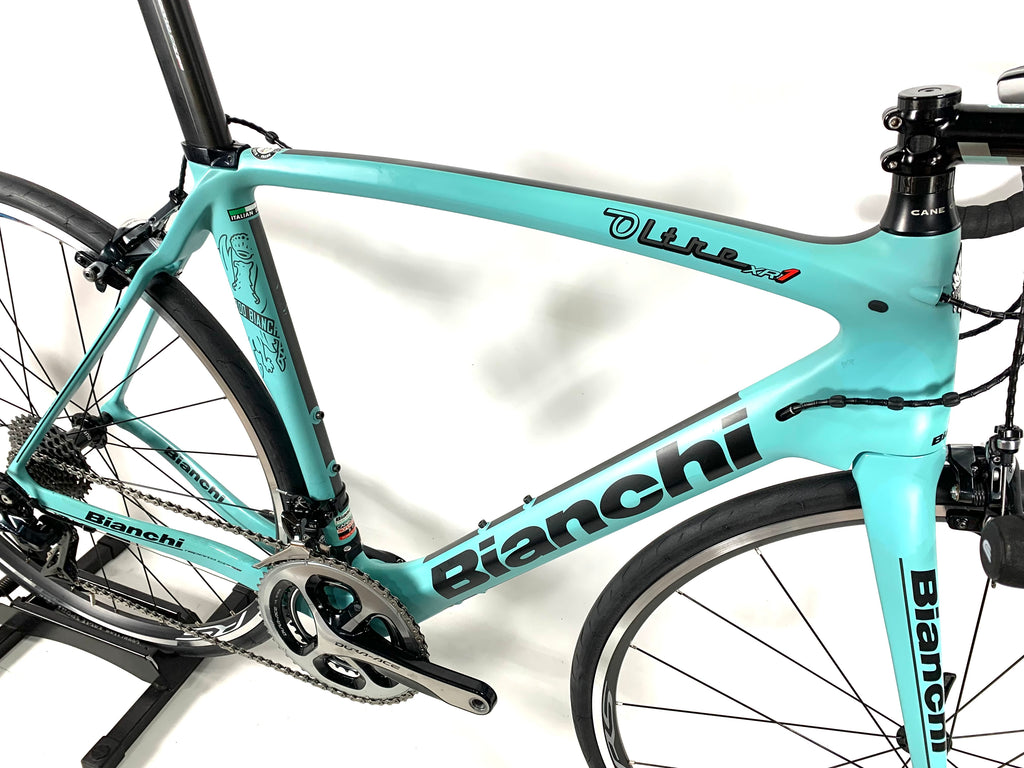 2018 Bianchi Oltre XR1 Carbon Dura Ace 11 Speed Shimano Alloy Wheels Size:  57cm